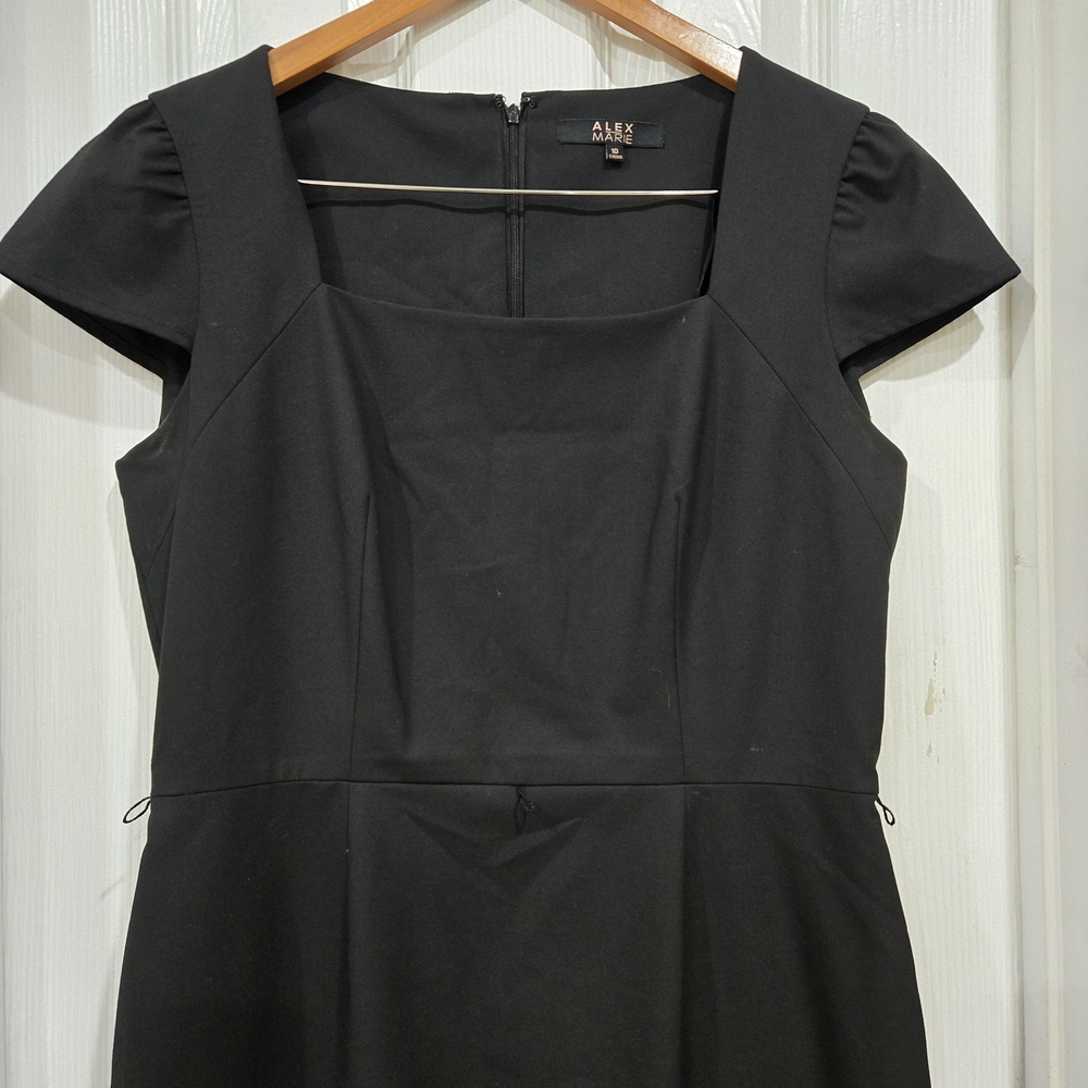 Alex Marie Black Midi Dress